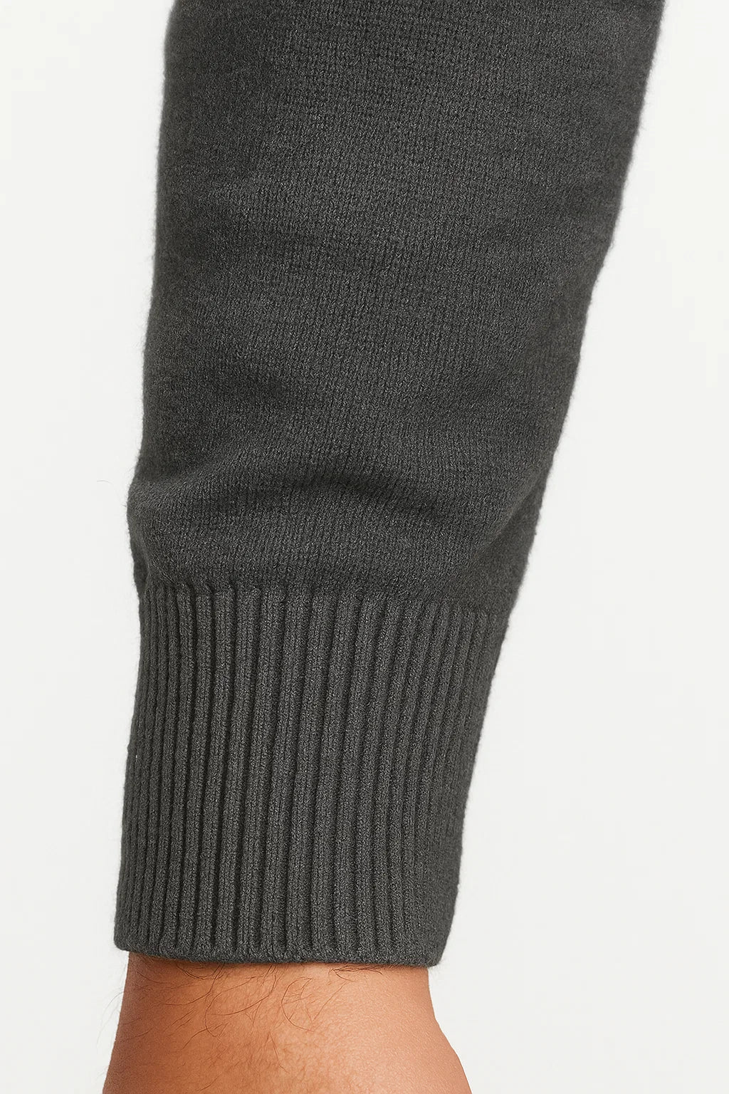 Men's Quarter Zip Sweater Polyester Blend Classic Fit Minimalist Design