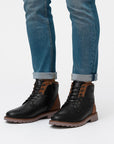 Men's Dress Boots PU Leather Zipper Elegant Durable Casual Footwear