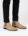 Men's Chelsea Boots Faux Suede Classic Design Slip-On