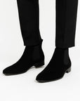 Men's Chelsea Boots Faux Suede Classic Design Slip-On