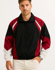 Men's Jacket Lightweight Color-Blocked Windproof Casual Wear