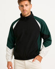 Men's Jacket Lightweight Color-Blocked Windproof Casual Wear