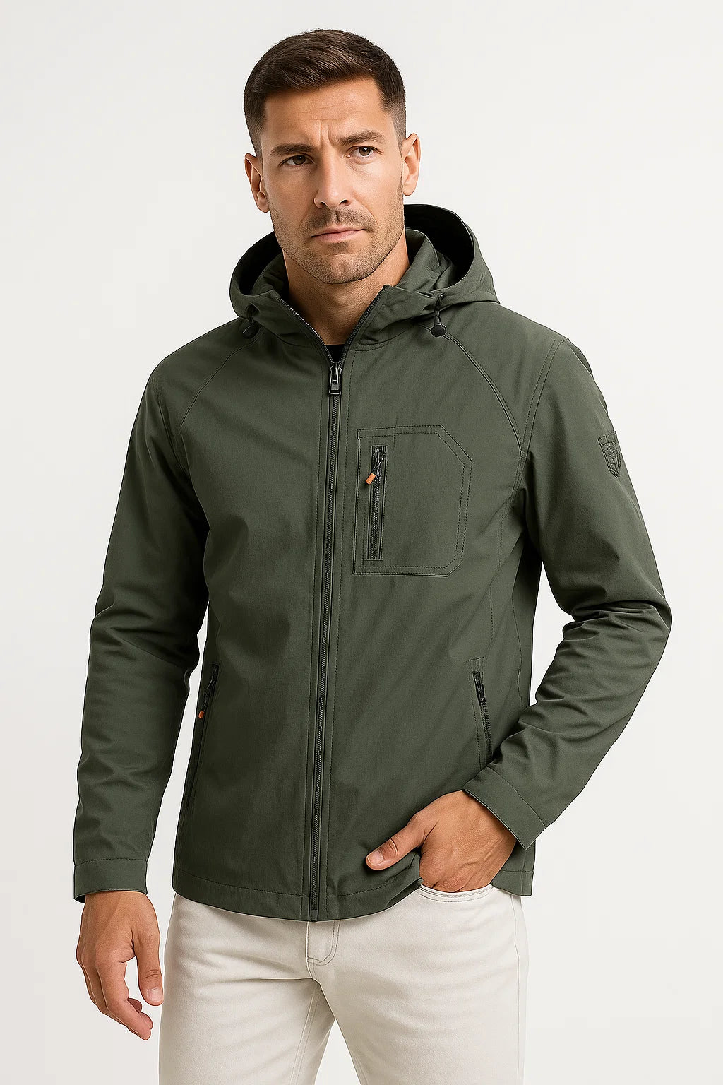 Men's Waterproof Jacket Plus Size Tactical Windbreaker Outdoor