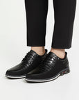 Men's Oxford Shoes Leather Ergonomic Design Comfortable Support