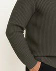 Men's Knitted Quarter-Zip Sweater Long Sleeve