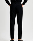 Men's Trousers Modern Fit Cotton Elegant with Folds