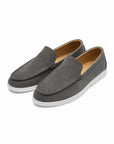 Men's Suede Loafers Brown Casual Slip-On Driving Flats
