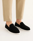 Men's Suede Loafers Brown Casual Slip-On Driving Flats