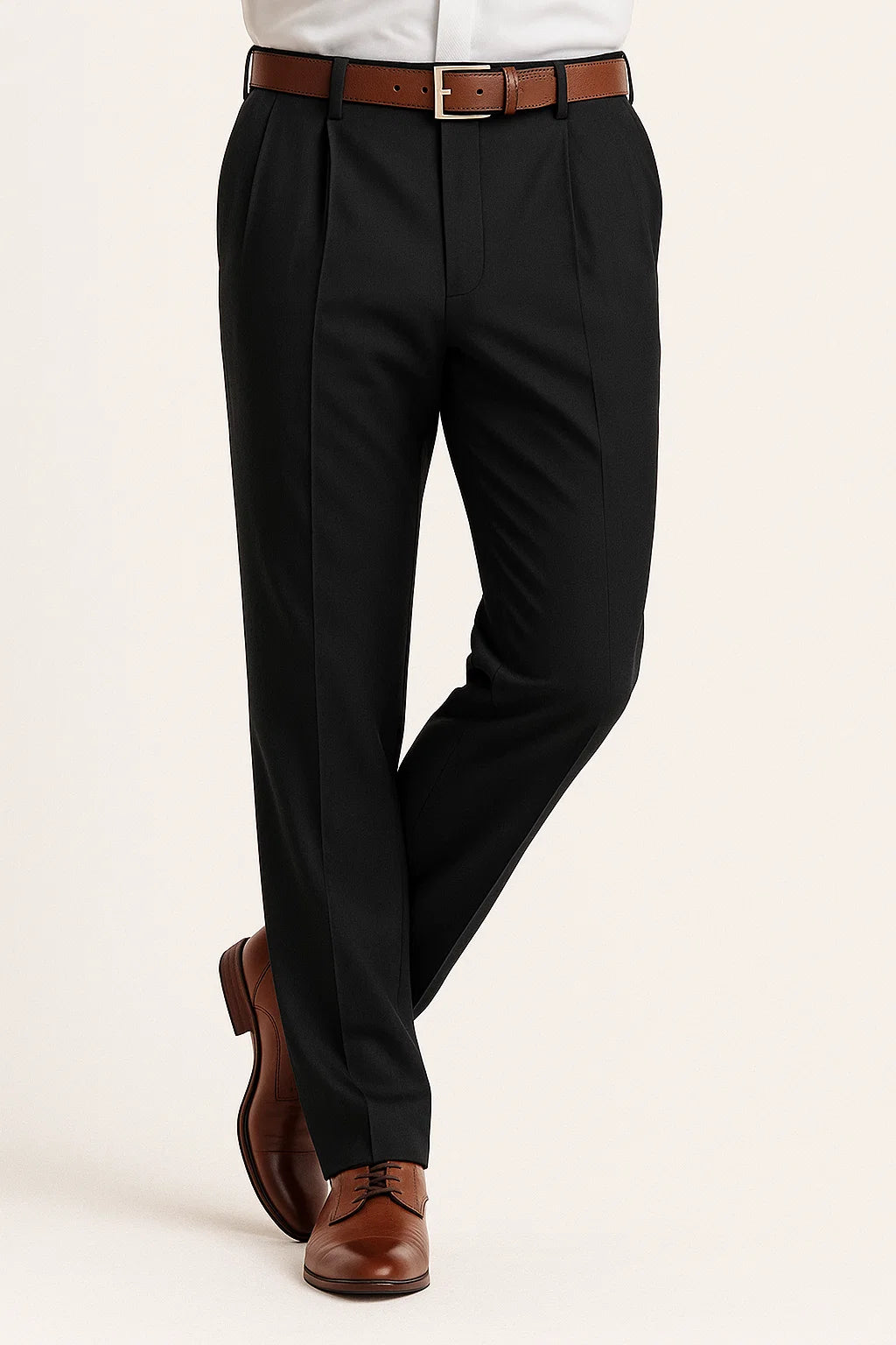 Men's Pants Slim Fit High-Quality Fabric Business Wear