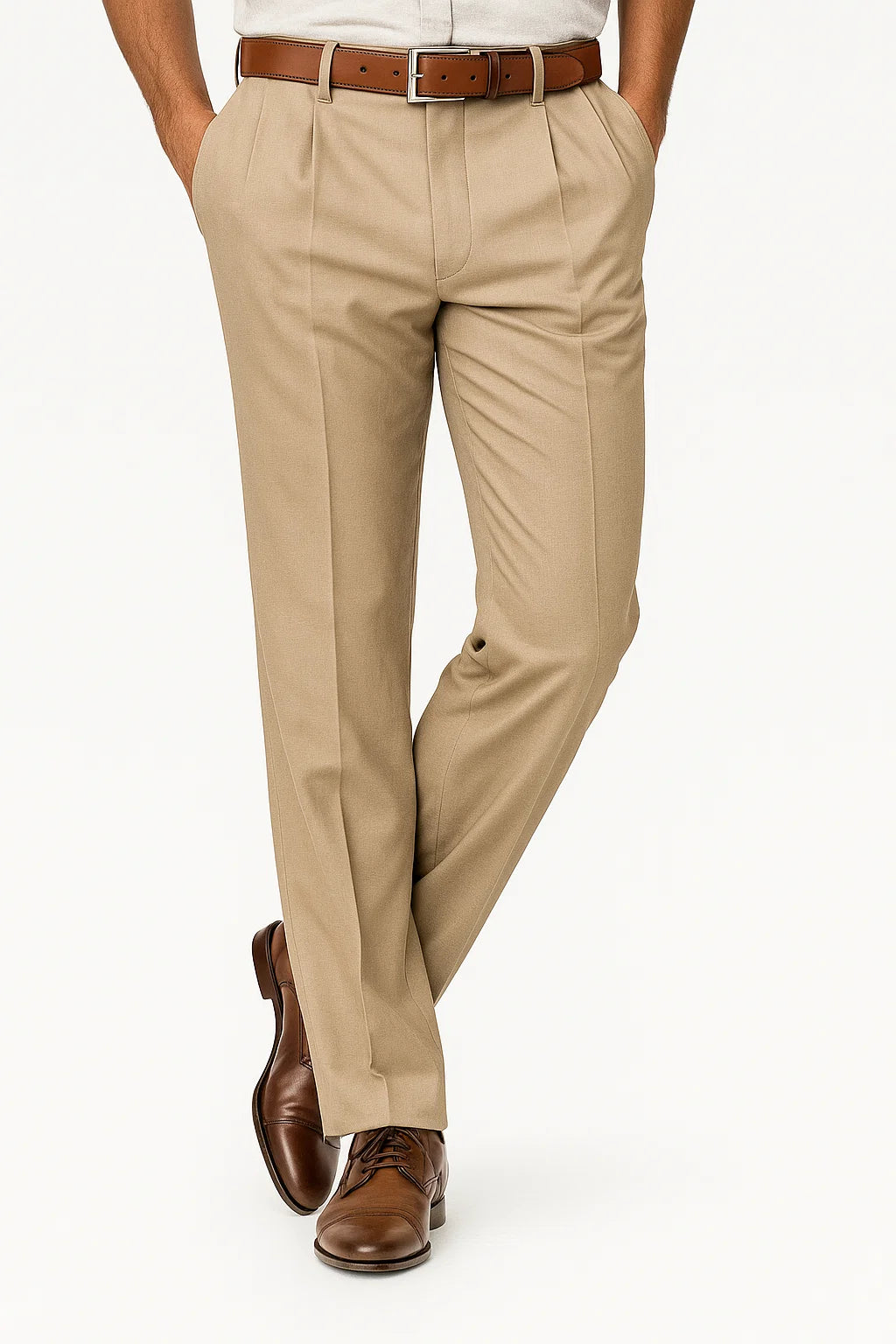 Men's Pants Slim Fit High-Quality Fabric Business Wear