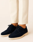 Men's Lace-Up Shoes Suede Lightweight Casual Comfort