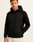Men's Puffer Jacket Down Hooded Lightweight Quilted Design