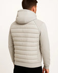 Men's Puffer Jacket Down Hooded Lightweight Quilted Design