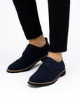Men's Oxford Shoes Suede Leather Lace-Up Business Casual