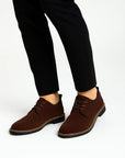 Men's Oxford Shoes Suede Leather Lace-Up Business Casual