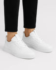 Men's Sneakers Leather Casual Breathable Perforated Design