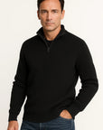 Mens Cashmere Sweater 100% Cashmere Long Sleeve Gray 2