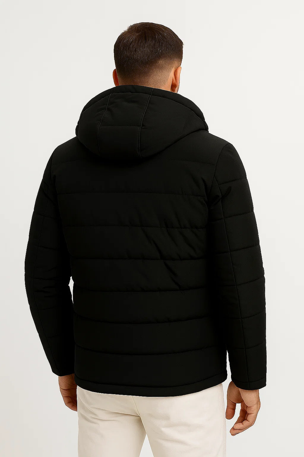 Mens Fleece Jacket Black Thick Windproof Casual 5XL Winter Outdoor 2