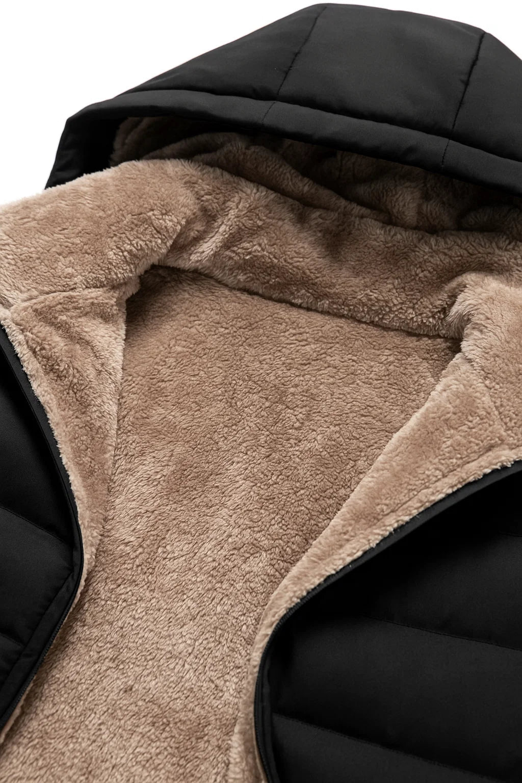Mens Fleece Jacket Black Thick Windproof Casual 5XL Winter Outdoor 3