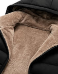 Mens Fleece Jacket Black Thick Windproof Casual 5XL Winter Outdoor 3