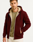 Mens Classic Coat Polyester Dark Green for Fall and Winter 5