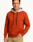 Mens Hoodie Gray Soft Fabric Casual Warm Durable Comfort 2