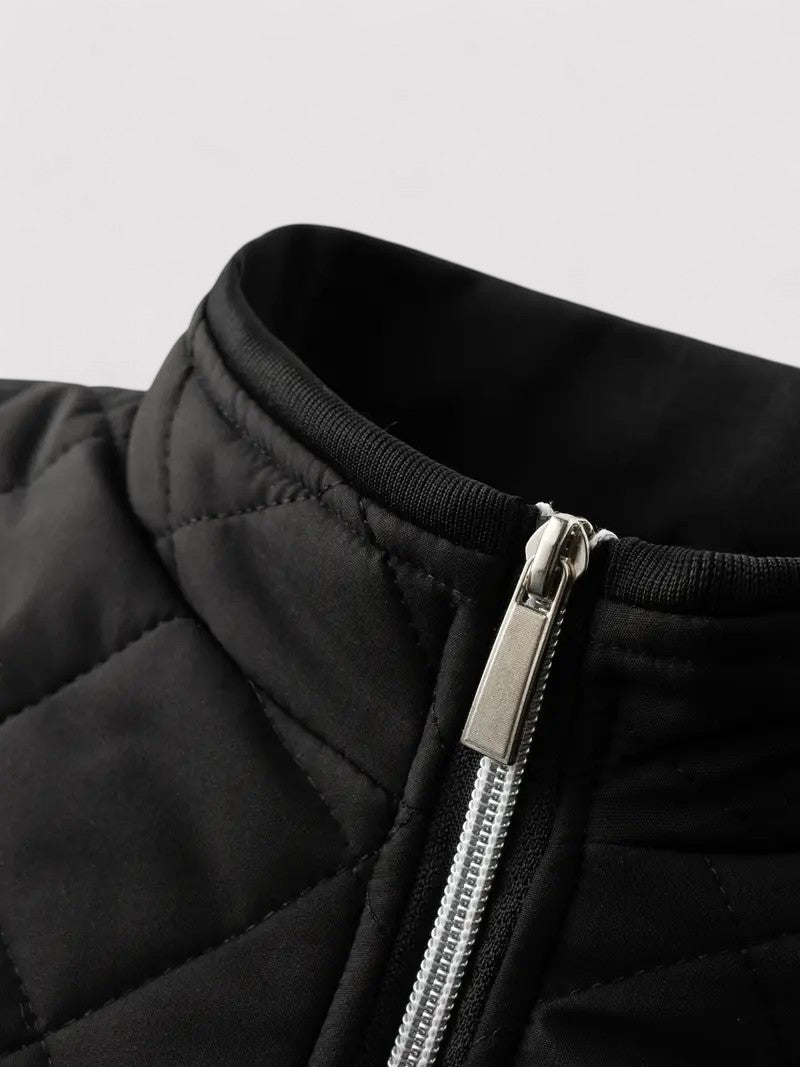 Mens Jacket Insulated Warm Fabric Classic Versatile Design 2