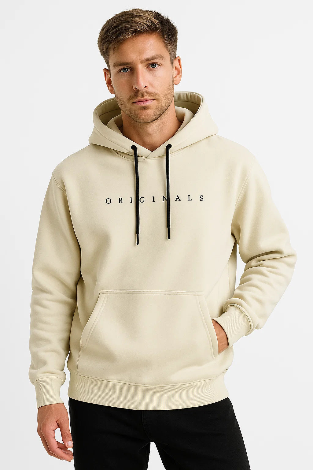 Mens Oversized Hoodie Polyester Casual Streetwear Athleisure 4