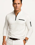 Mens Quarter-Zip Sweater Premium Material Elegant Design 3