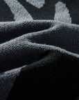 Mens Sweater Wool Lightweight Oversized Abstract Design 3