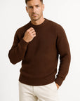 Mens Sweater Grey Wool Quilet Insulation Stylish Design Premium Warmth 3