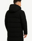 Mens Waterproof Puffer Jacket Insulated Black 2