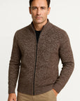 Mens Casual Vest Premium Fleece High Collar Zip Winter Wear 5