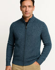 Mens Casual Vest Premium Fleece High Collar Zip Winter Wear 6