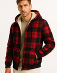 Mens Winter Jacket Black Fleece Lining Warm Insulation Casual Men 1