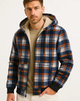 Mens Winter Jacket Black Fleece Lining Warm Insulation Casual Men 2