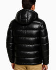 Mens Puffer Jacket Lightweight Polyester Adjustable Hood Slim Fit 2