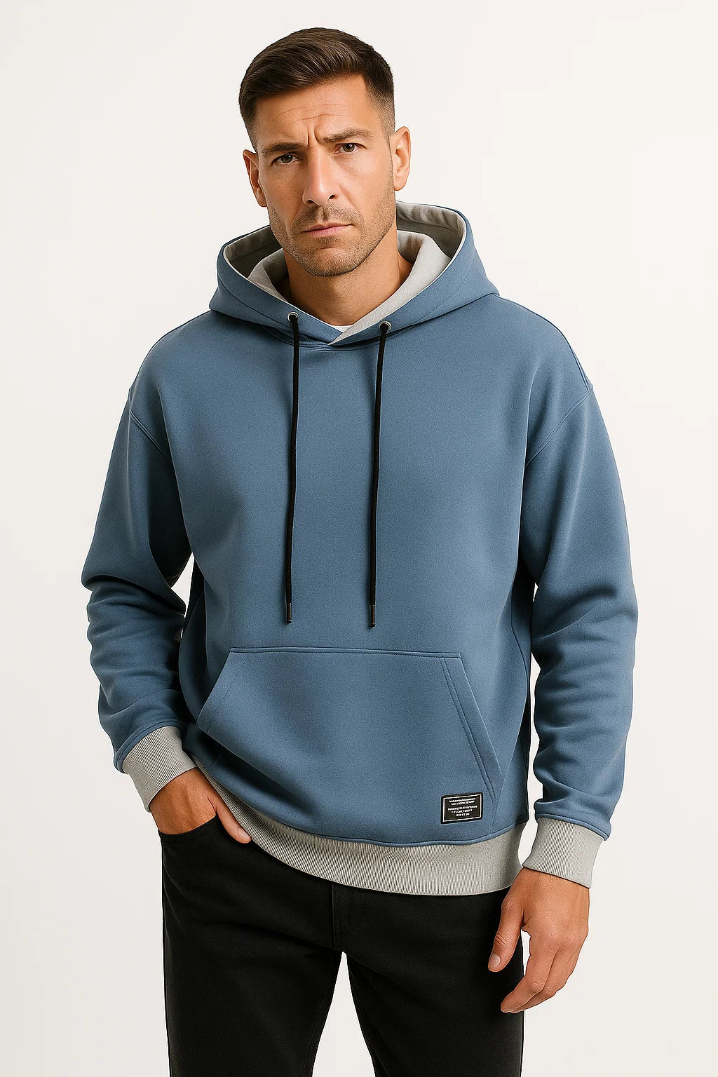 Mens Hoodie in Soft Fabric for Casual Fit – Comfortable Autumn Sweatshirt Available in Multiple Sizes 4