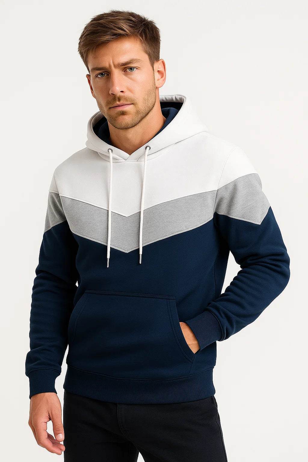 Mens Hoodie Cotton Multicolor Casual Comfortable Layering 2