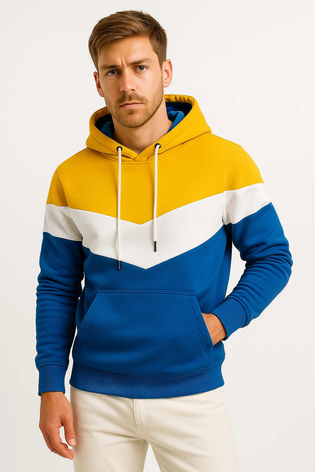Mens Hoodie Cotton Multicolor Casual Comfortable Layering 3