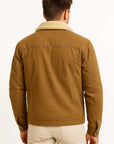 Men's Winter Jacket, Windproof Polyester Bomber with Soft Wool Lining and Multiple Pockets - Warm and Stylish for Cold Weather 2