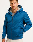 Mens Fleece Jacket Polyester Casual Winter Outdoor Hoodie 4