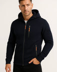 Mens Hoodie Full Zip Polyester with Adjustable Hood and Pockets – Comfortable Sweatshirt for Casual Wear and Outdoor Activities 5