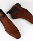 Men's Chelsea Boots Faux Suede Classic Design Slip-On