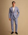 Men's Slim Fit Suit Lightweight Two Piece for Weddings and Formal Events