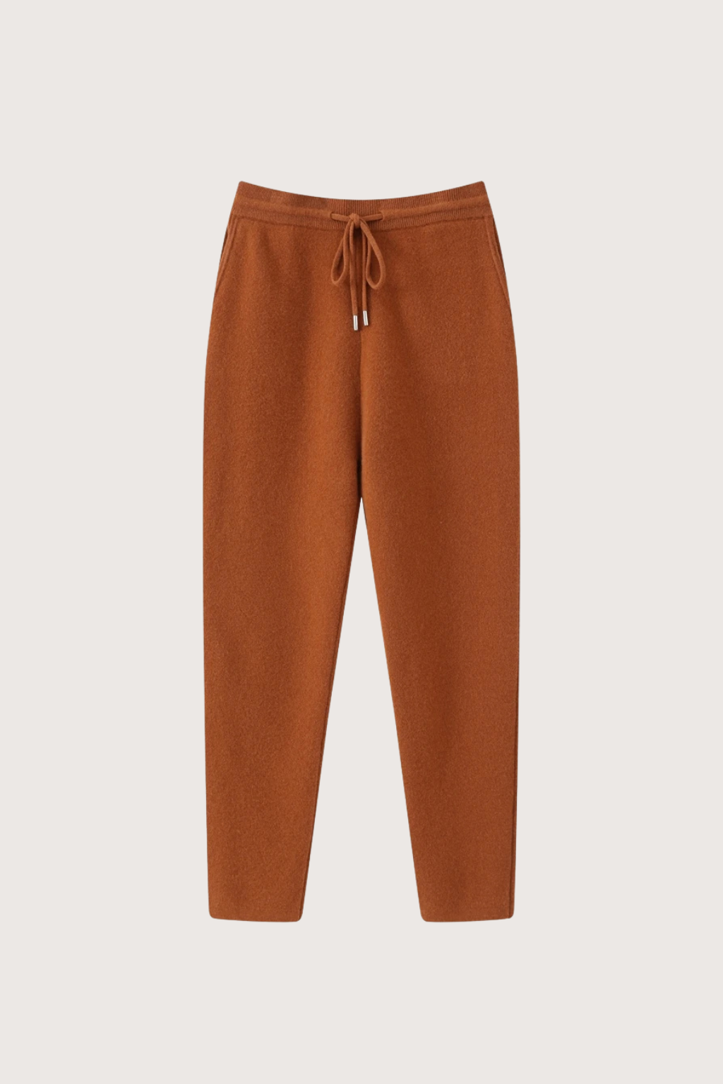 Men&#39;s Pants Merino Wool High Waist Thick Casual Warm