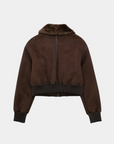 Women's Jacket Double-Sided Loose Fit Contrast Strap Autumn Winter