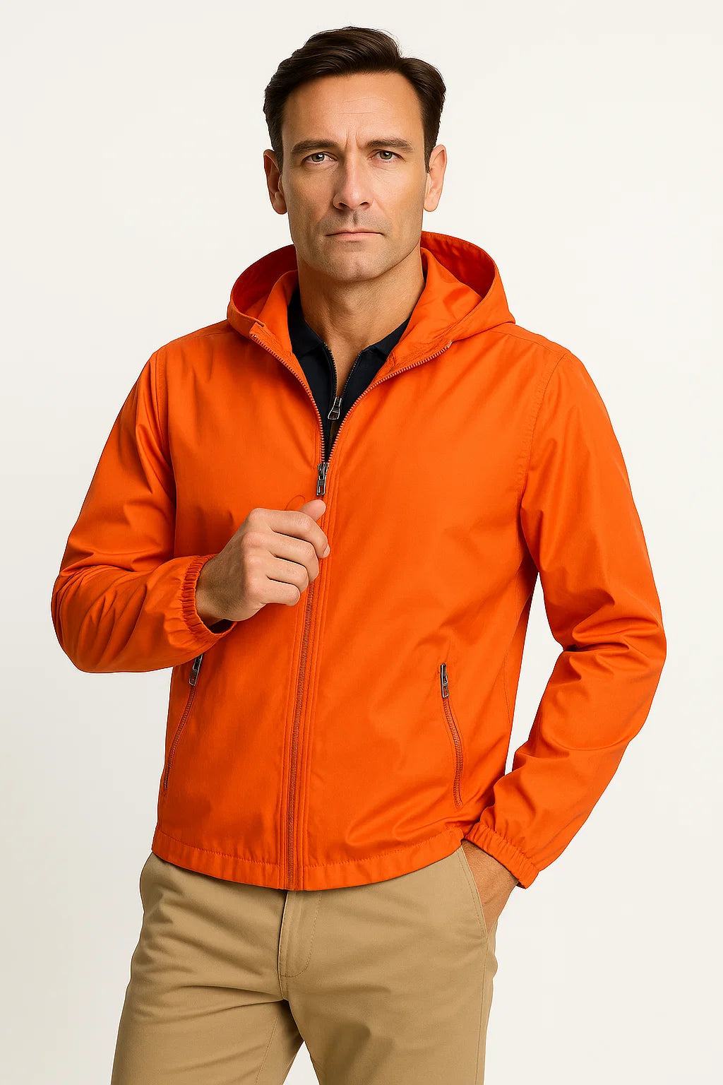 Mens Lightweight Waterproof Jacket Breathable Versatile Design 1