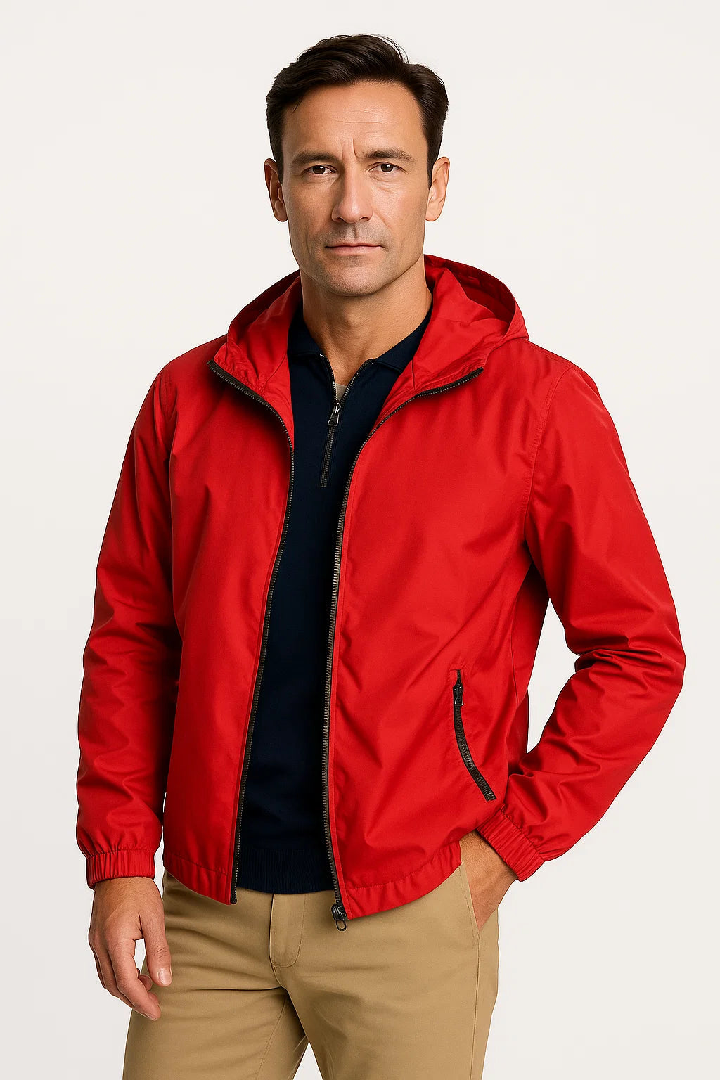 Mens Lightweight Waterproof Jacket Breathable Versatile Design 2