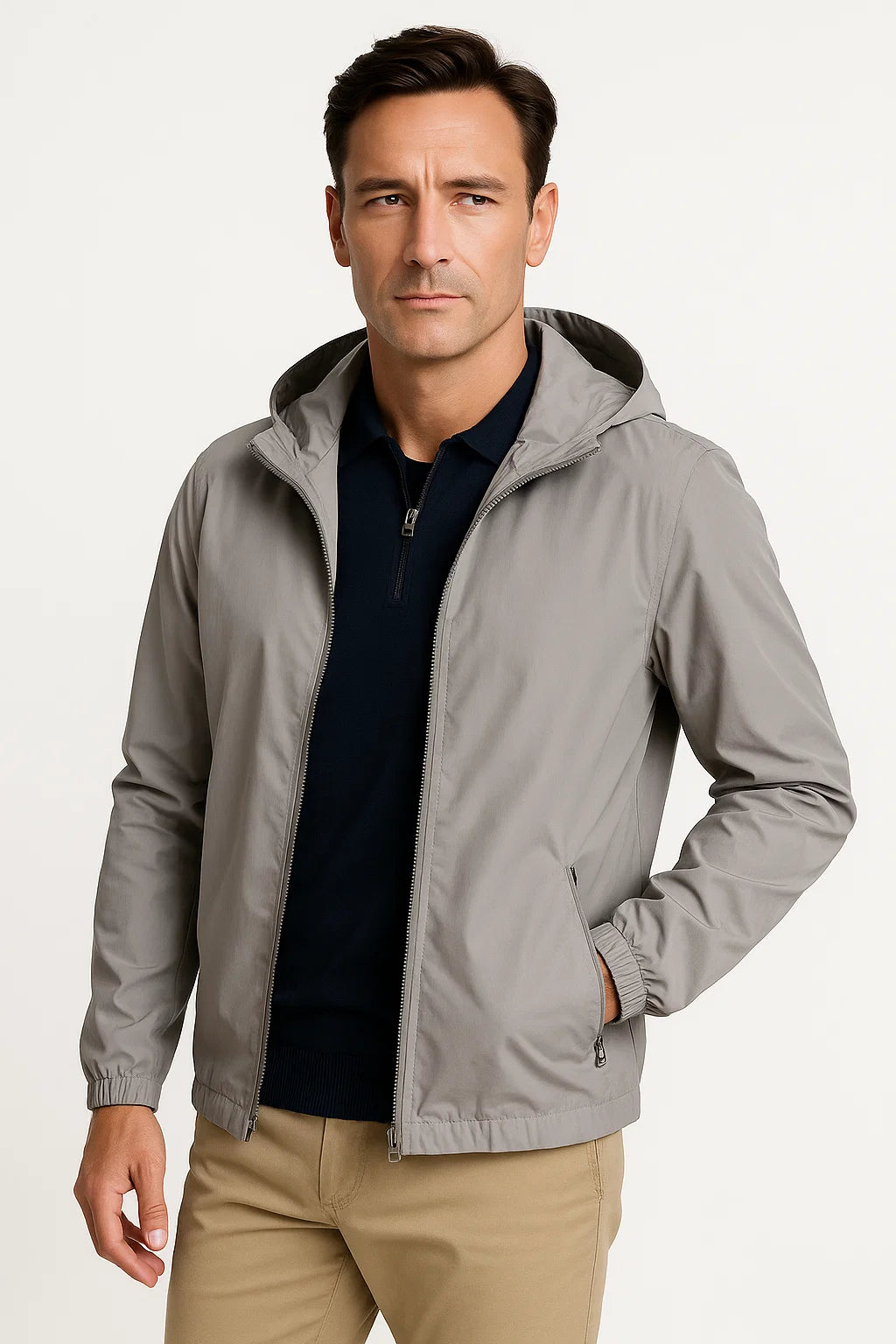 Mens Lightweight Waterproof Jacket Breathable Versatile Design 3